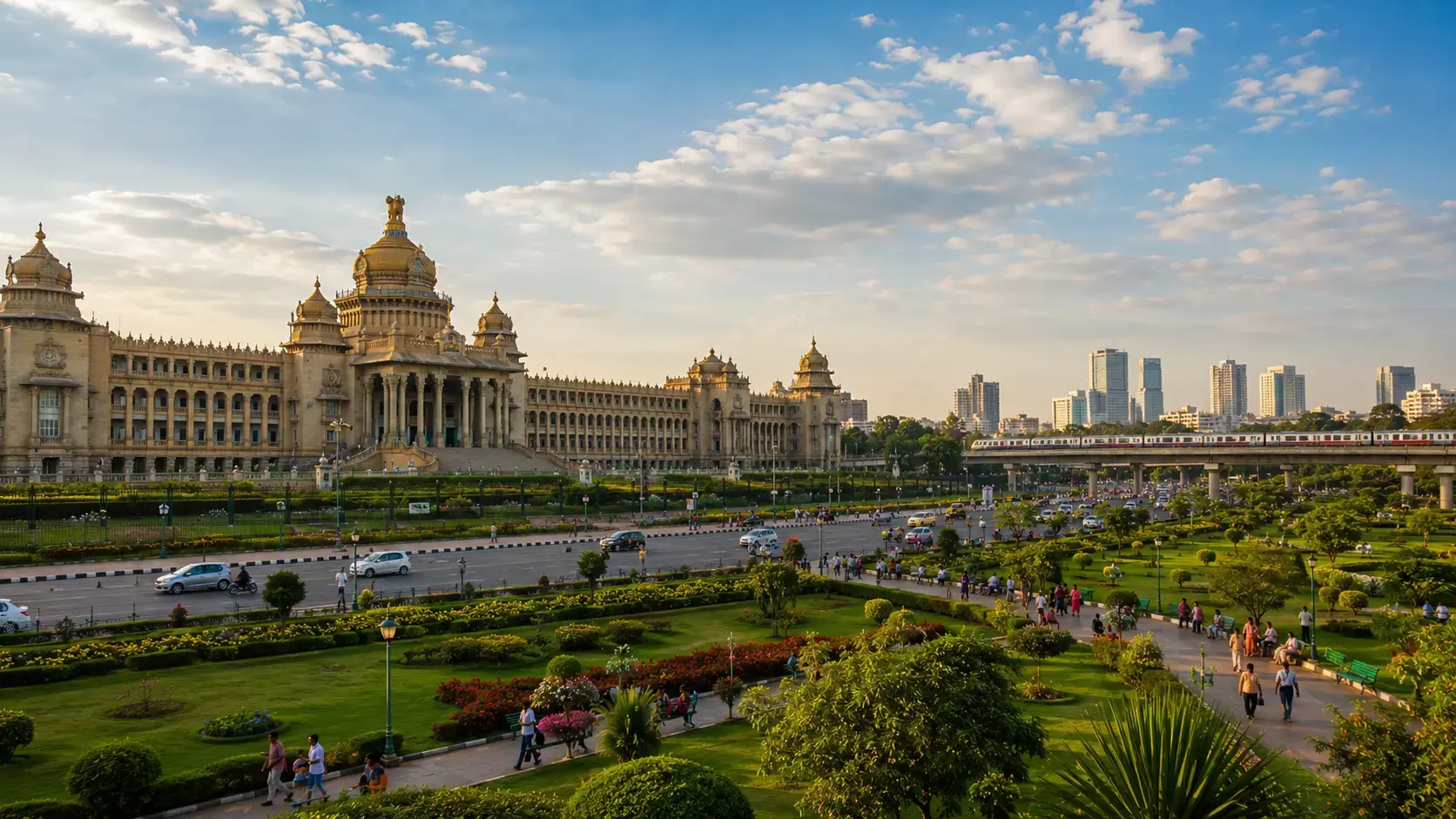 Bangalore Tourist Attractions Popular attractions in Bangalore after arriving by taxi from Coimbatore