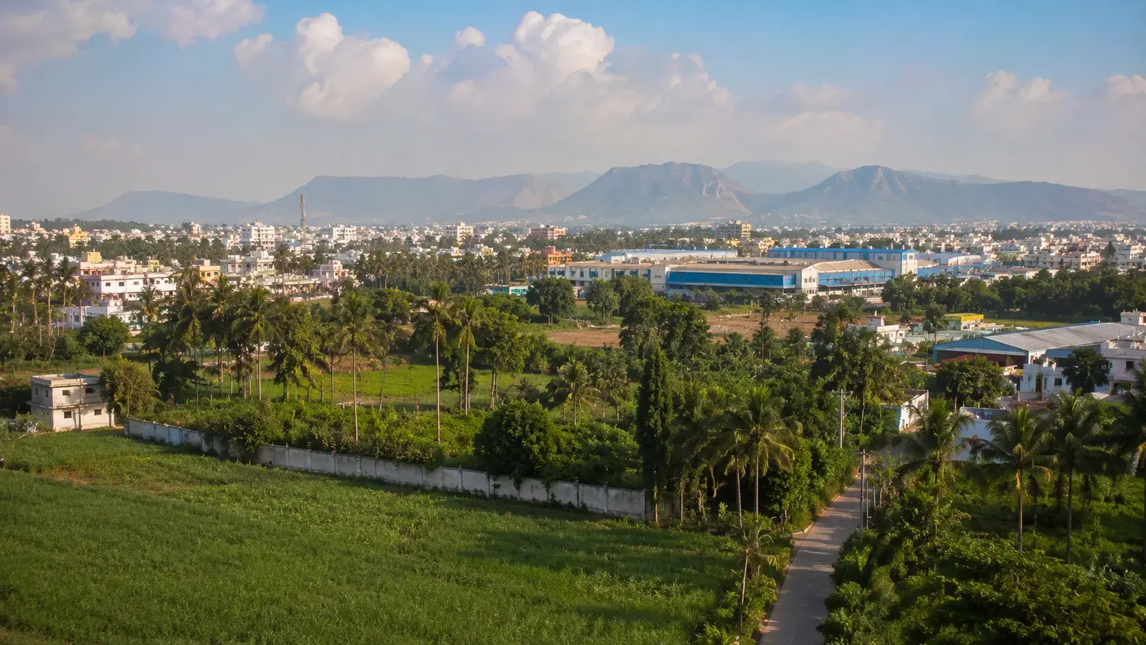 Tiruppur, Tamil Nadu Tiruppur Tamil Nadu travel destination and Kongu region landscape